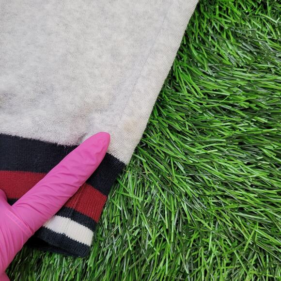 NIKE Fleece Track Jacket Women Medium 20x19 Ringer Crop Baggy - Picture 4 of 16